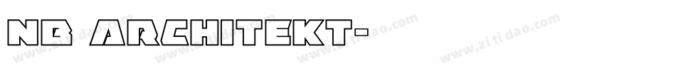 NB Architekt字体转换